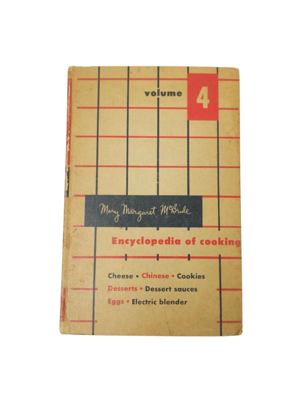Mary Margaret McBride Encyclopedia of Cooking Volume 4 Vintage 1958 Cookbook HC